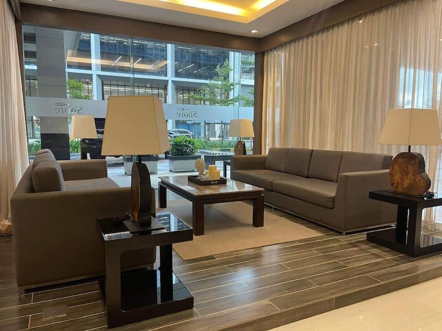 Shore 1 & 3 Residences Moa 1Br With Balcony By Darpm Manila Ngoại thất bức ảnh