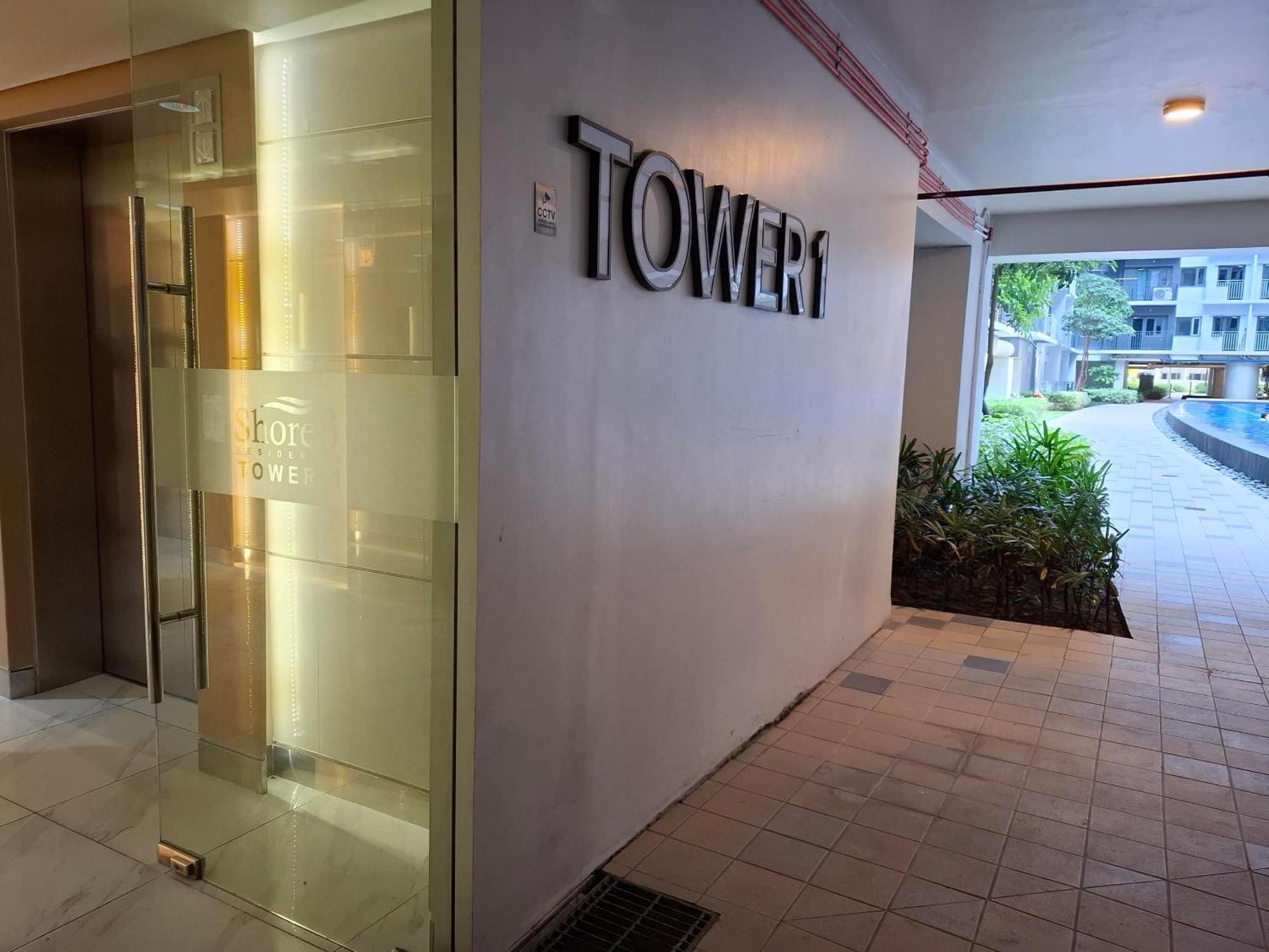 Shore 1 & 3 Residences Moa 1Br With Balcony By Darpm Manila Ngoại thất bức ảnh